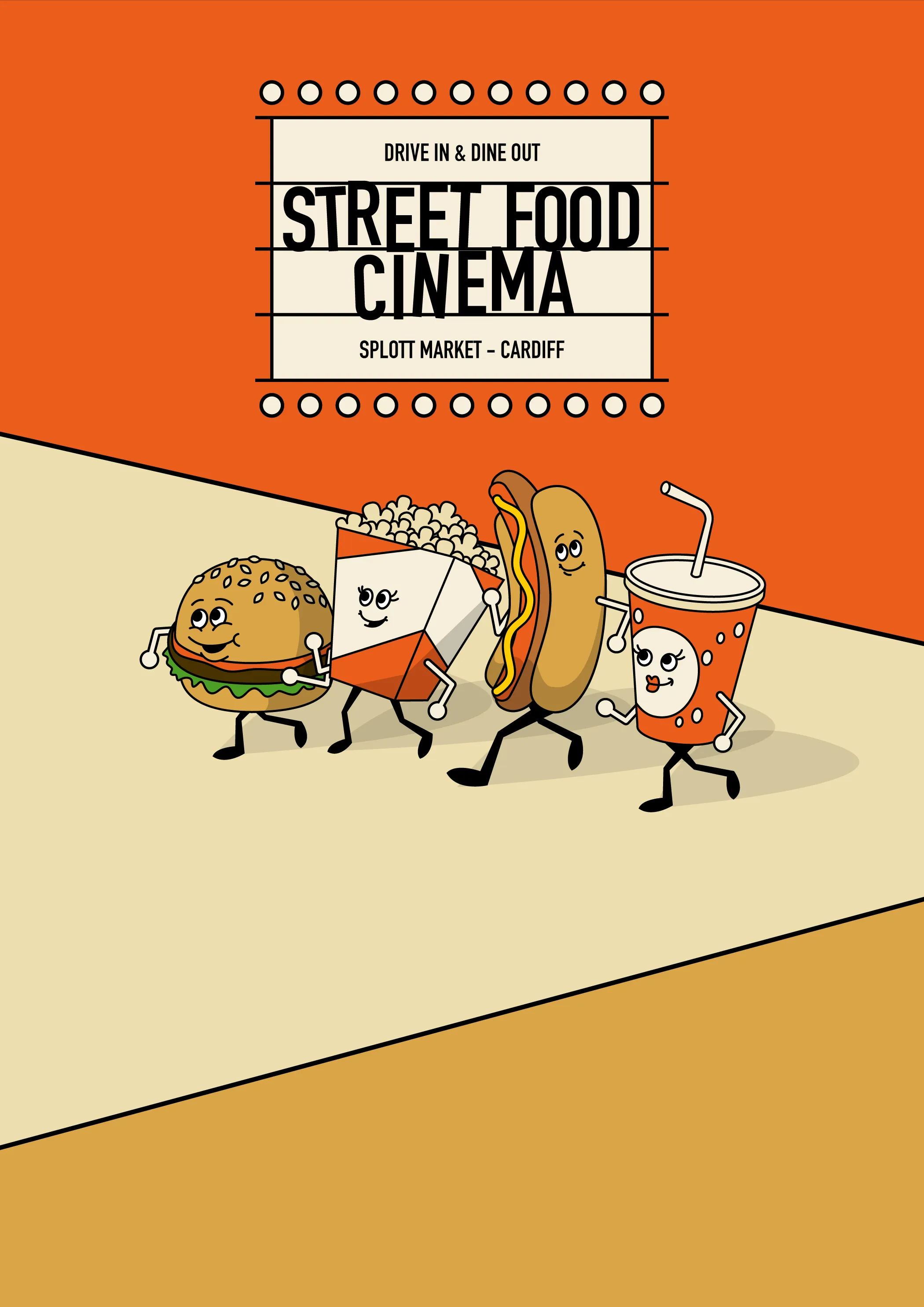 Poster for the Street Food Cinema project